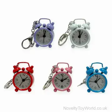 Mini Alarm Clock Toy Bag Clip (6cm)