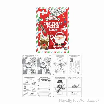 Mini Christmas Puzzles Book (16 Pages)