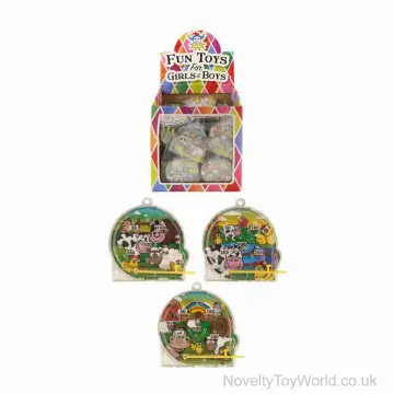Mini Farm Pinball Maze Game (5cm)