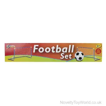 Mini Football Goals For Kids With Ball & Pump (74cm x 45cm x 38cm)