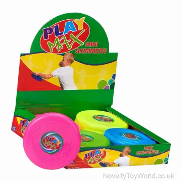 Mini Frisbee Flying Disc Skimmers - Assorted Colours (10cm)