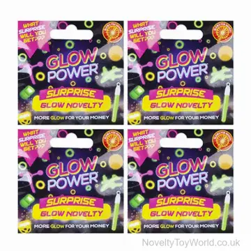 Mini Glow In The Dark Surprise Bags - 6 Assorted