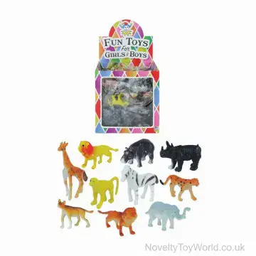 Mini Jungle Animal Figurine (5cm) -.10 Assorted