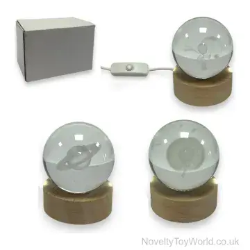Mini Light Globe Lamp - 3 Assorted (6cm)
