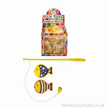 Mini Magnetic Fishing Game - 2 Fish & Pole