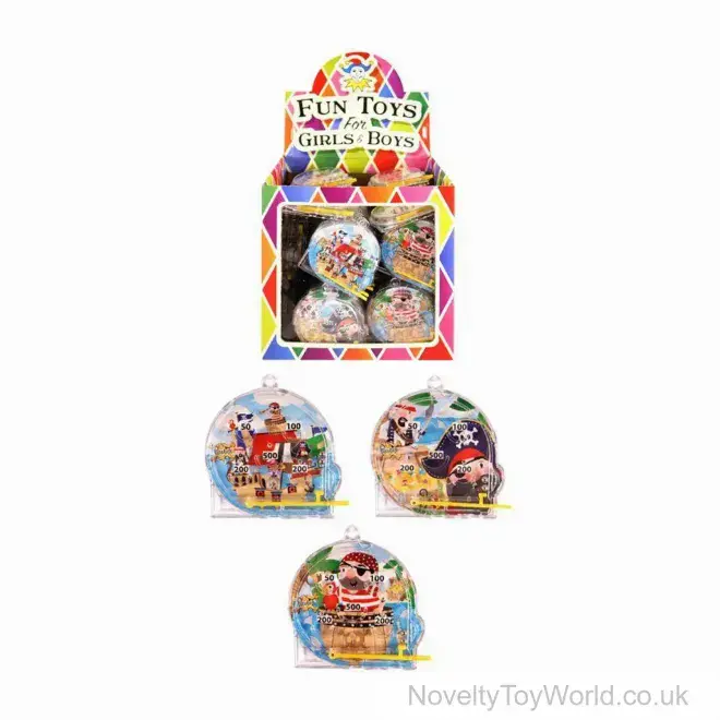 Mini Pirate Theme Pinball Game (5.5cm) | Low Cost Wholesale