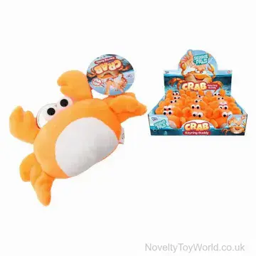 Mini Plush Crab Keyring (10cm)