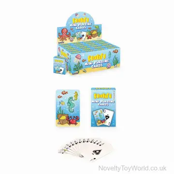 Mini Sea Animal Playing Cards (6 x 4cm)