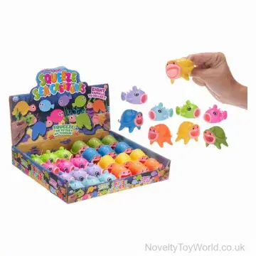 Mini Sea Animal Squish Toy with Pop Out Tongue (5cm)