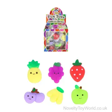 Mini Squeezy Fruit Squishy Toy - 6 Assorted (5cm)