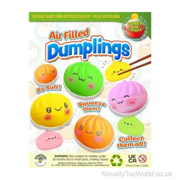 Mini Squishy Dumpling in 55mm Vending Capsule