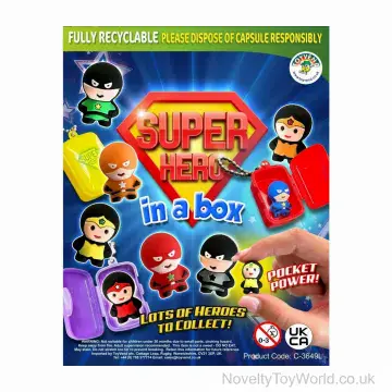 Mini Super Hero Figure In a Box - 55mm Vending Capsule