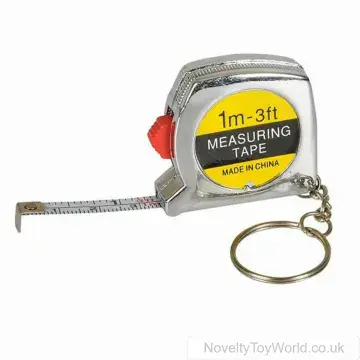 Mini Tape Measure Keyring (3.5cm)