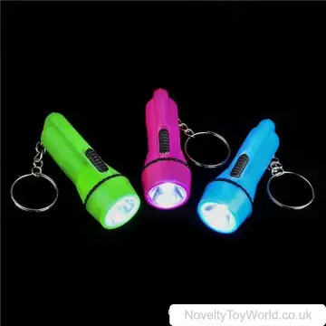 Mini Torch Light Up Keyring (5cm)