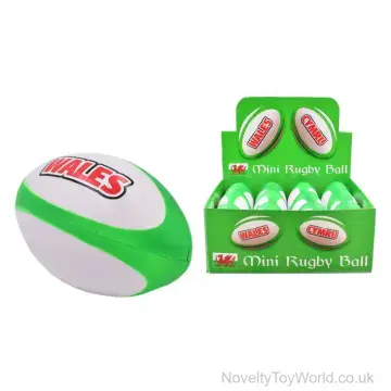 Mini Wales PU Rugby Ball Size 3 (10cm)