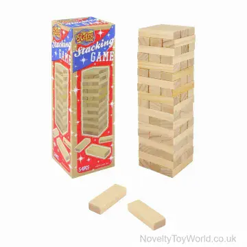 Mini Wooden Block Tower Game - Wholesale Toys & Games (18cm)