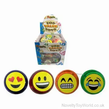 Mini Yo-Yo Toys - Novelty Emoji Designs (4cm)