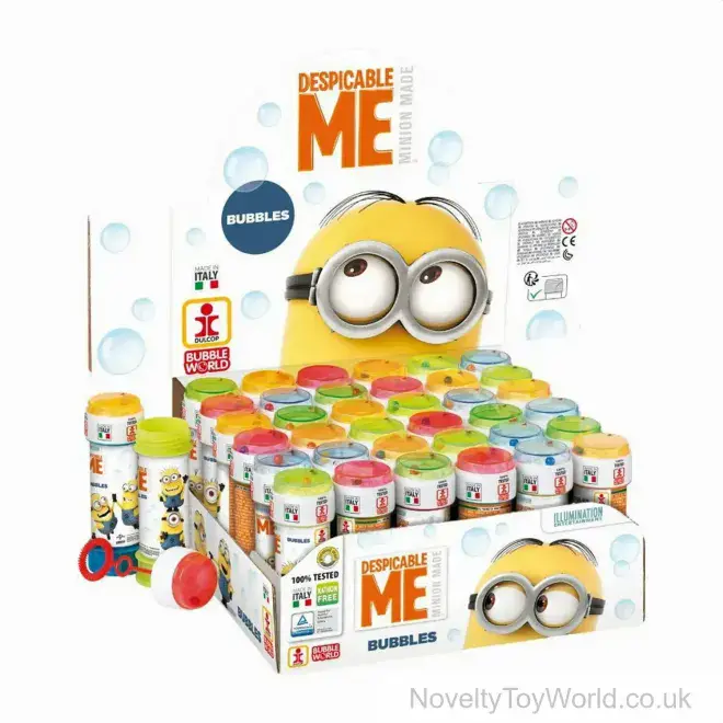 Minions Bubble Tubs with Maze (60ml) | Low Cost Party Bag Fillers