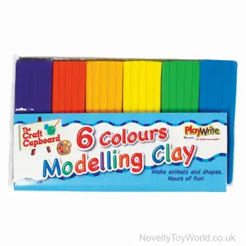 Modelling Clay 9.5 x 7cm - 35g Small Pack - 6 Colours