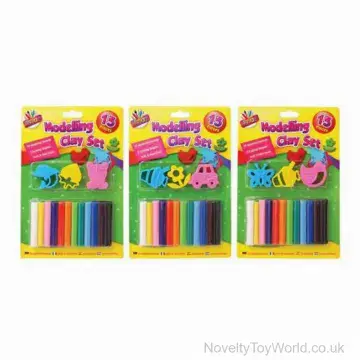 Modelling Clay Set with Clay & Tools (15 Pieces)