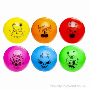 Monster Face PVC Play Ball (23cm)