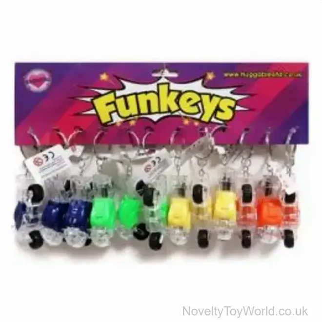 Bulk Buy | Motorbike Light Keyring Torch (6cm) | Wholesale Party Bag Fillers UK