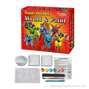 Mould & Paint Your Own Super Hero Figure (27cm x 23cm)