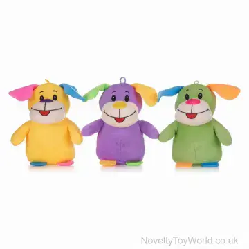 Multicolour Plush Doggy (16cm)