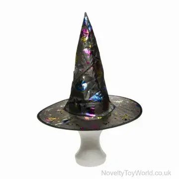 Multicoloured Witch Hat - Child Size