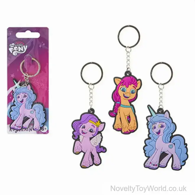 Bulk Buy | My Little Pony Branded Character Keyrings (5cm)