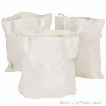 Natural Canvas White Tote Bags (30cm x 30cm)