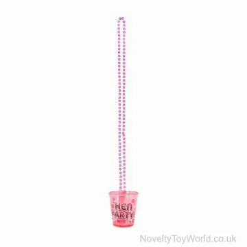 Necklace with Shot Glass Hen Party (84cm)