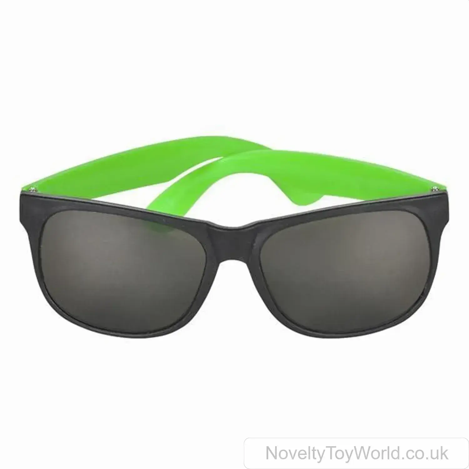 Bulk Buy Neon Black Frame Party Sunglasses