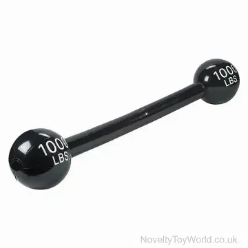 Novelty Barbell Weightlifter Inflatable Toy (120cm)