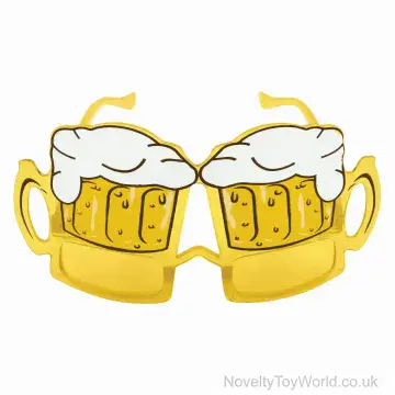 Novelty Beer Glass Sunglasses - Adult Size