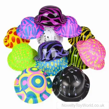 Novelty Bowler Hat Assortment - Plastic - Adult