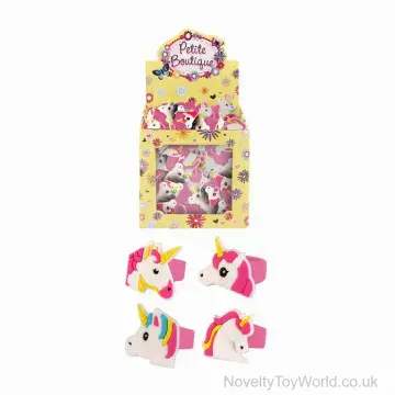Novelty Cute Pink Unicorn Ring - Stretch Fit Wholesale Jewellery