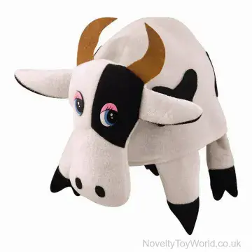 Novelty Fancy Dress Cow Hat - Adult Size
