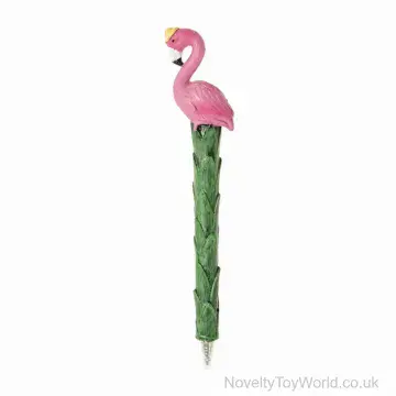 Novelty Flamingo Ballpoint Pen - 4 Assorted (16cm)