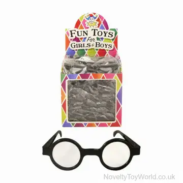 Novelty Geek Clear Lens Glasses - Child Size