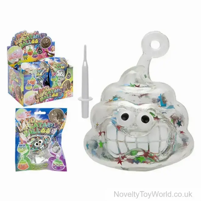 Novelty Glitter Poo Balloon Ball (25cm) | Wholesale Funny Novelties