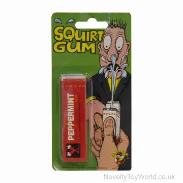 Novelty Joke Water Squirting Chewing Gum Prank