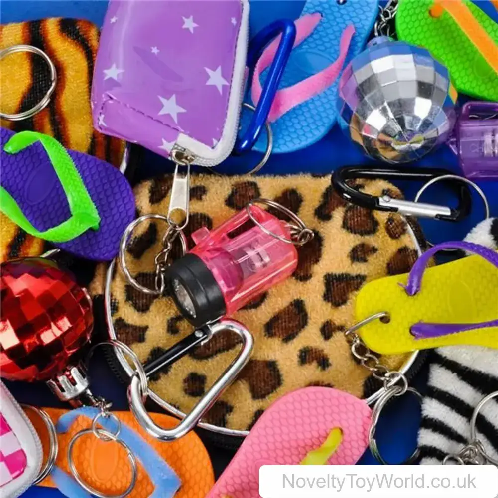 Novelty Keyring Assortment | Wholesale Keyring Mix UK
