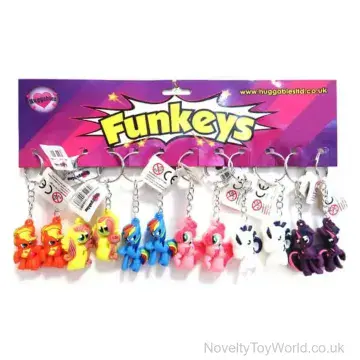 Novelty Pony Keyring - Assorted Colours