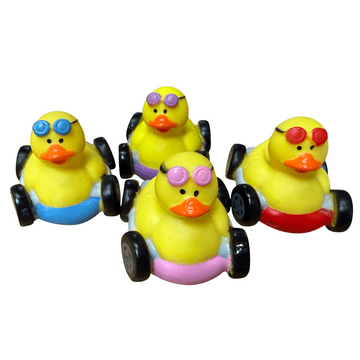 Novelty Racing Go-kart Rubber Ducks (5cm)