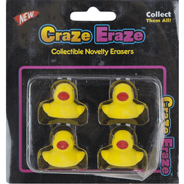 Novelty Rubber Duck Erasers