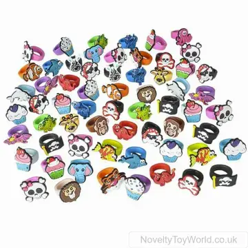 Novelty Rubber Ring Wholesale Assortment - Various Designs