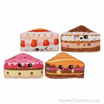 Novelty Slice of Cake Soft Plush Toy (15cm)