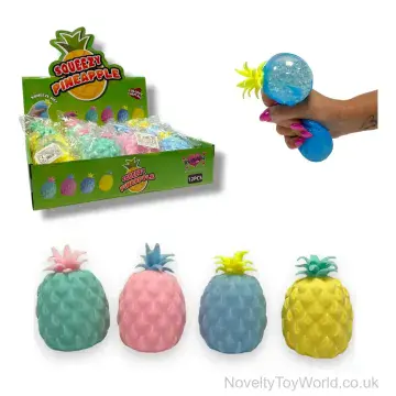 Novelty Squeezy Bead Pineapple Sensory Toy (11cm)