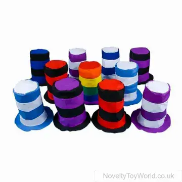 Novelty Stovepipe Top Hat Assortment - Adult